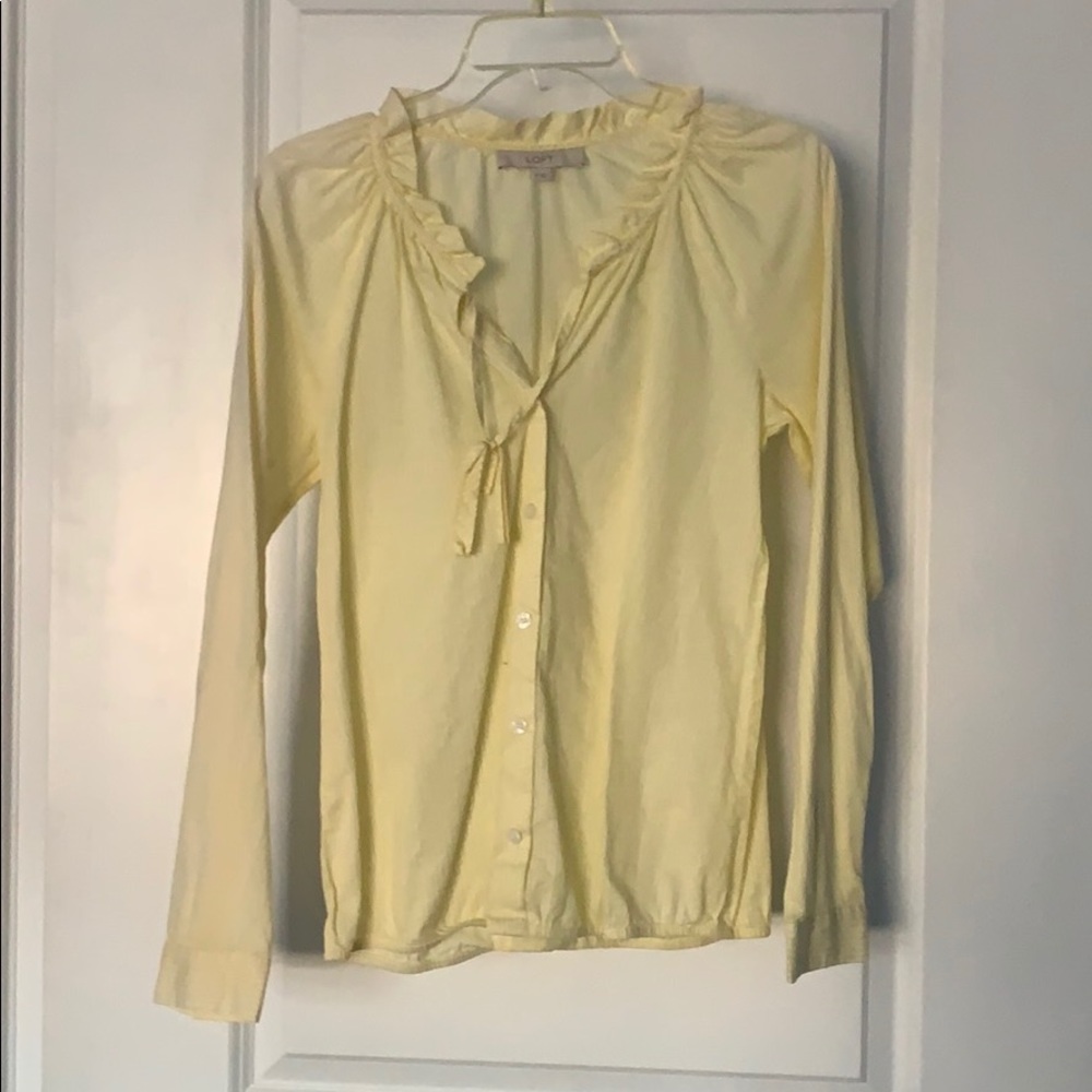 Button down long sleeve shirt
